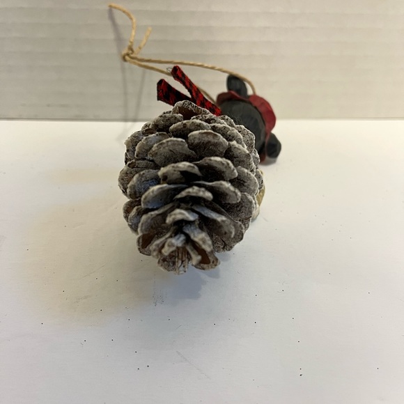 Mickey Mouse Super Rare Handmade Pinecone and Snowflake Ornament Disney - Picture 8 of 11